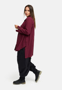 Lange blouse Casual van hennep-katoenmix 'Elure'