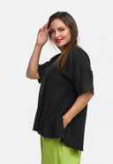 A-lijn shirt van linnen 'Venti'