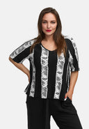 Maglia squadrata in leggero viscosa stretch 'Sovana'