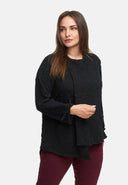 Jas asymmetrisch met rits 'Floréa'