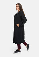 Overgangsmantel van gestructureerde viscose-stretch 'Floréa'