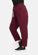 Pantalón con cinturón de lazo de mezcla de cáñamo y algodón 'Elure'