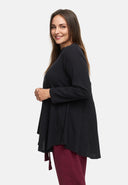 Löst sittande tunika i hampa-bomullsblandning 'Elure'