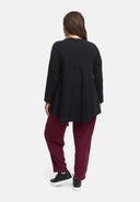 Löst sittande tunika i hampa-bomullsblandning 'Elure'