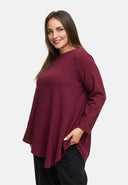 Löst sittande tunika i hampa-bomullsblandning 'Elure'