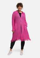 Cardigan Lungo 'Cotture' – Tocco Morbido, Taglio Elegante & Arieggiato