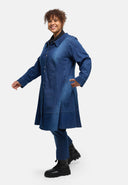 'Denira' Παλτό – denim, A-line, μέχρι το γόνατο