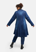 'Denira' Παλτό – denim, A-line, μέχρι το γόνατο