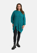 'Cotona' Knit Shirt Long – casual & cozy