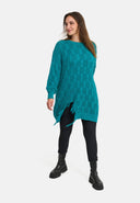 'Cotona' Knit Shirt Long – casual & cozy