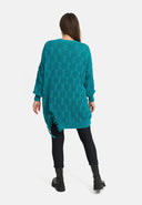 'Cotona' Knit Shirt Long – casual & cozy