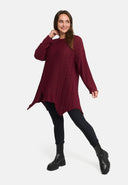 'Cotona' Knit Shirt Asymmetrical A-Line – casual & cozy