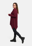 'Cotona' Knit Shirt Asymmetrical A-Line – casual & cozy