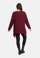 'Cotona' Knit Shirt Asymmetrical A-Line – casual & cozy
