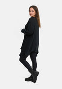 'Cotona' Knit Shirt Asymmetrical A-Line – casual & cozy