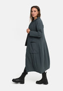 'Calina' Coat made of Parachute, with Lining, A-Line