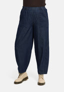 Pantaloni larghi in denim blu 'Bella'