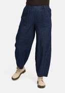Pantaloni larghi in denim blu 'Bella'