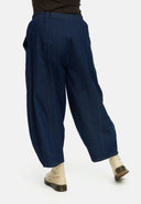 'Amira' byxor – ballong, mörk denim & superstretch