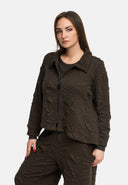 'Brunel' Jacke – przytulny stretch, szlachetnie strukturiert & kołnierzyk koszulowy