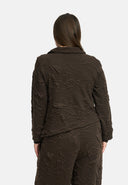 'Brunel' Jacke – przytulny stretch, szlachetnie strukturiert & kołnierzyk koszulowy