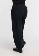 'Floréa' bukser – vidt skåret, struktureret & med stretch