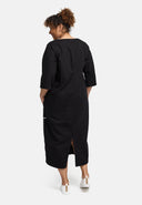 'Saria' abito midi – pulito, comodo & naturale