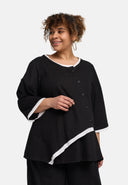 Blusa 'Saria' – asimmetrica, leggera e naturale