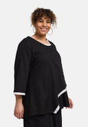 Blusa 'Saria' – asimmetrica, leggera e naturale