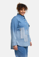 'Sky' Blouse – Premium-Denim, Patch & Rek