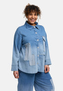 'Sky' Blouse – Premium-Denim, Patch & Rek