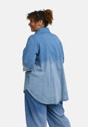 'Sky' Blouse – Premium-Denim, Patch & Rek