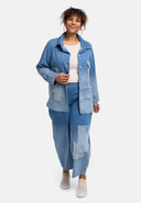 'Sky' Blouse – Premium-Denim, Patch & Rek