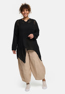 Maglia a Maniche Lunghe 'Cotture' – Linea ad A in Struttura Ajour Arieggiata