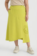 'Livia' Kjol – A-linje, asymmetrisk & stretch