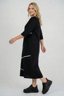 'Saria' Midiklänning – ren, bekväm & naturlig