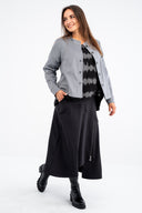 'Juline' Blousejack – Denim met stretch, vrouwelijk & modern