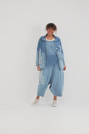 'Sky' Blouse – Premium-Denim, Patch & Rek